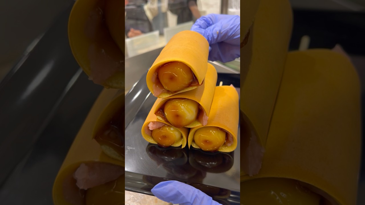 みたらしが入ったさくらあんまき！ #japanesefood  #大阪グルメ