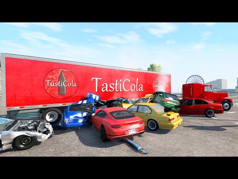 Tasti Cola Delivery Fails #3   BeamNG DRIVE CrashTherapy
