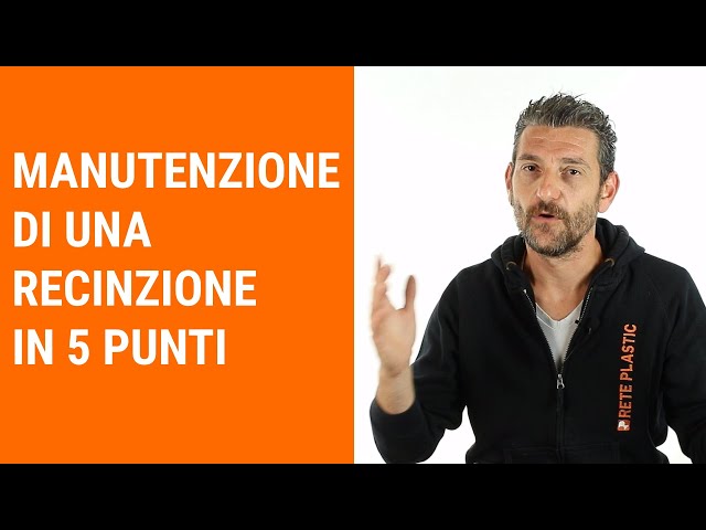 Manutenzione di una recinzione in 5 punti