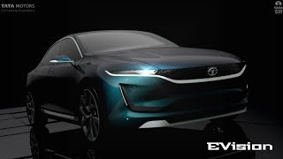 Tata E-Vision EV concept makes its debut at the 88th Geneva International Motor Show in Switzerland