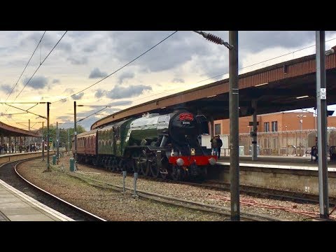 LNER 60103 ‘Flying Scotsman’ “Farewell to Alan Pegler” at York 13/10/2018.