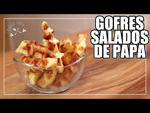 GOFRES Salados de PATATA | WAFFLE de PAPA IRRESISTIBLE!!!
