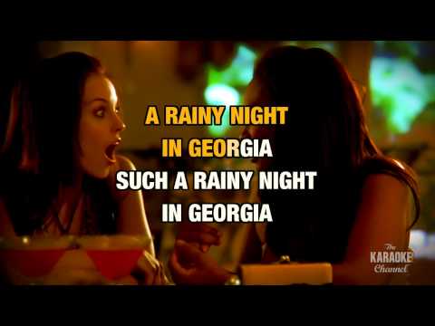 Rainy Night In Georgia : Brook Benton | Karaoke with Lyrics