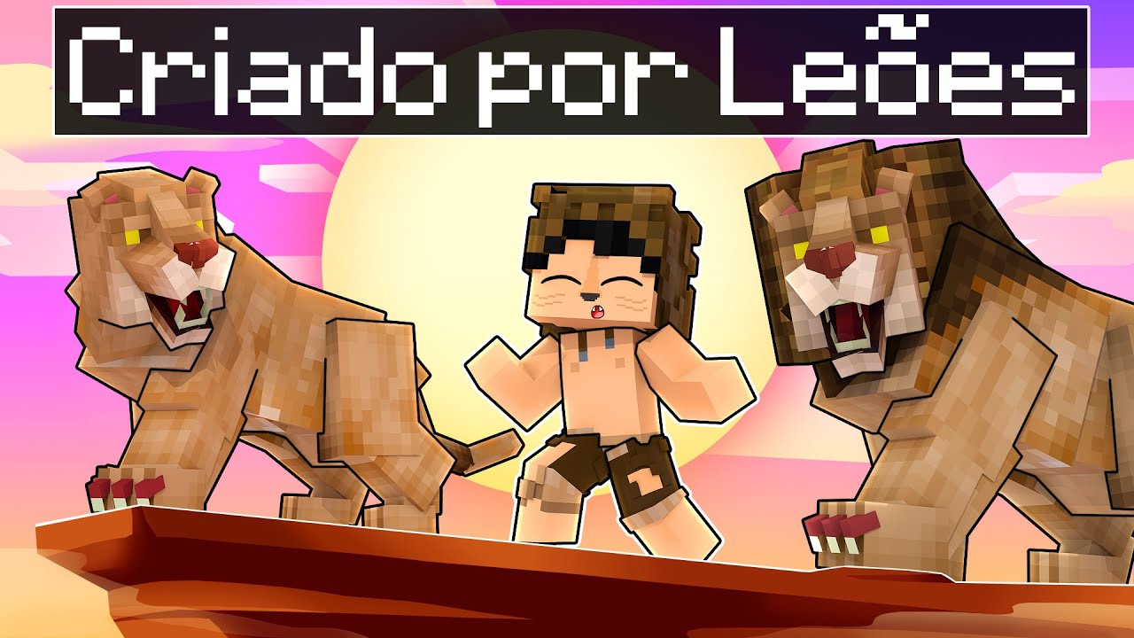 P3DRU foi CRIADO por LEÕES no Minecraft