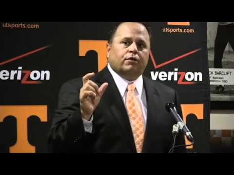 Dave Serrano introduced as Tennessee's new baseball coach (Pt. 1)
