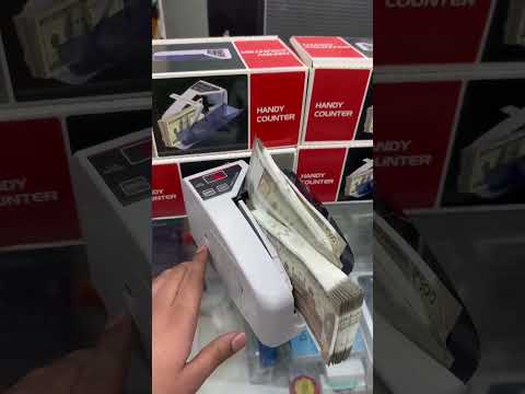 Portable note counting machine