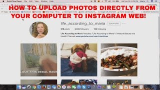 How to Upload Photos from PC or MAC to Instagram