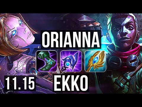 ORIANNA vs EKKO (MID) | 6/2/18, Rank 8 Ori, Dominating | EUW Challenger | v11.15