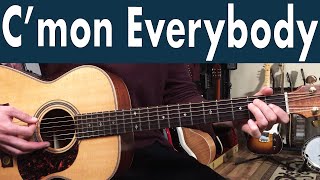 How To Play C&#39;mon Everybody On Guitar | Eddie Cochran Guitar Lesson + Tutorial