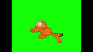 Garfield "help, someone! I'm in the wrong cartoon" green screen