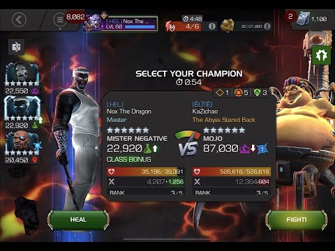 Mr Negative VS Mojo Boss, Power Snack ManThing, Mix-Master Prof X, Footloose KP, Minis: iHulk + Mr F