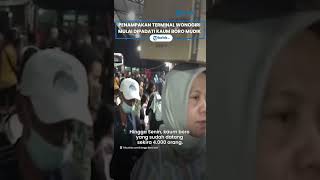 Penampakan Terminal Wonogiri Mulai Dipadati Kaum Boro Mudik: Diperkirakan Puncaknya pada 19-20 April
