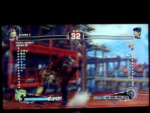 SSF4: Iyo (Ibuki) vs Isy9983 (Bison) - Japanese XBL ranked