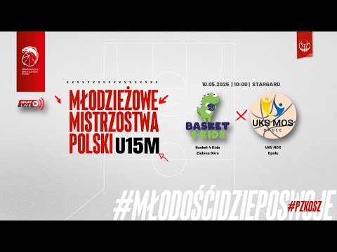 Basket 4 Kids Zielona Góra - UKS MOS Opole (Finał MMP U15M) (o 7 miejsce)