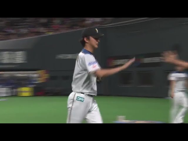 【7回表】ファイターズ・石川直 わずか7球で!! 2イニングス連続3者凡退!! 2017/3/15 F-DB