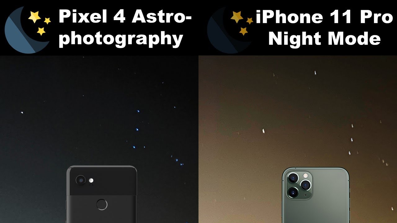iPhone 11 Pro vs Pixel 3 XL Astrophotography - (Pixel's 4 Astrophotography vs iPhone Night Mode)