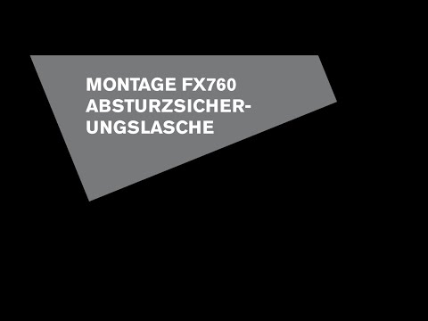 Montage FX760 Absturzsicherungslasche BTI