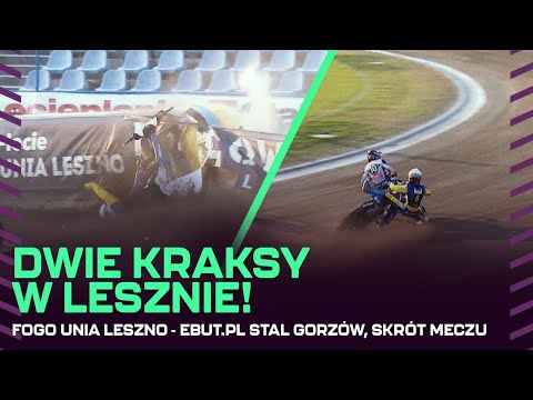 NIEBEZPIECZNE WYPADKI W LESZNIE, GORZÓW GONI CZOŁÓWKĘ! UNIA - STAL, SKRÓT MECZU