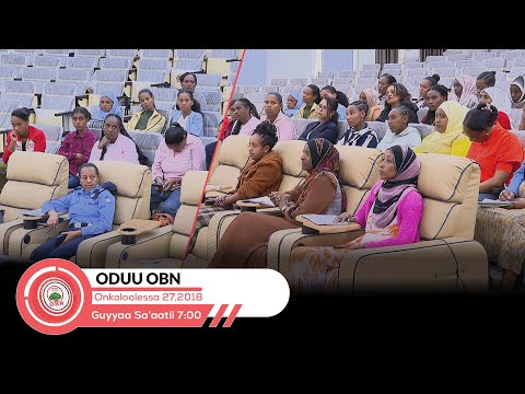 Oduu Guyyaa Sa'aatii 7:00 OBN Onkoloolessa 27,2018