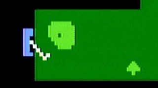 Computer Golf Magnavox Odyssey 2 Gameplay