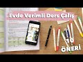 Evde Verimli Ders Çalışmak İçin 10 Öneri | Sınav Dönemini Yönet / Derslerde Başarılı Ol