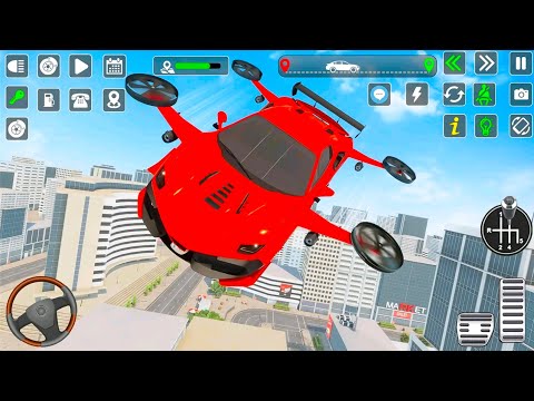Flying Car Helicopter Tank Monster Truck Dinosaur Robot Transformers Simulator - Android Gameplay.