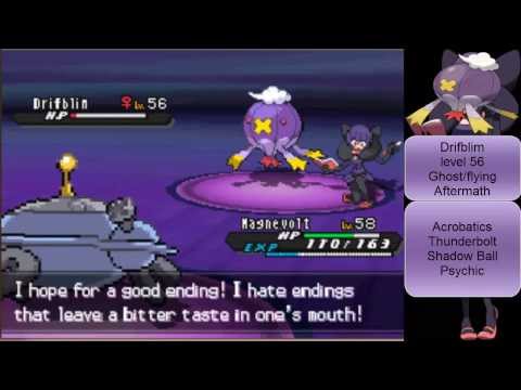 Pokemon Black 2 Walkthrough Episode 58-VS Shauntal