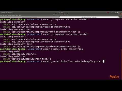 Test Driven Web Application Development with Ember Responding to Events| packtpub com