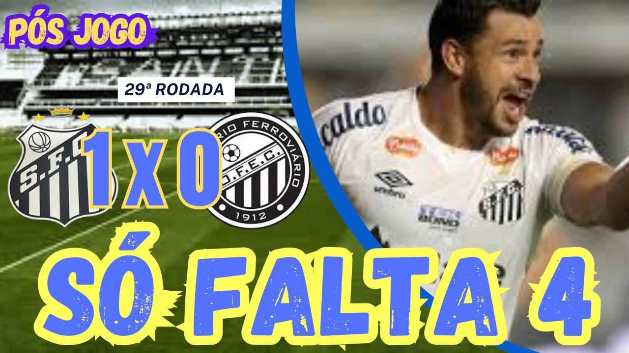 PÓS JOGO | SANTOS 1 X 0 OPERÁRIO PR | FALTA POUCO PRA SÉRIE A