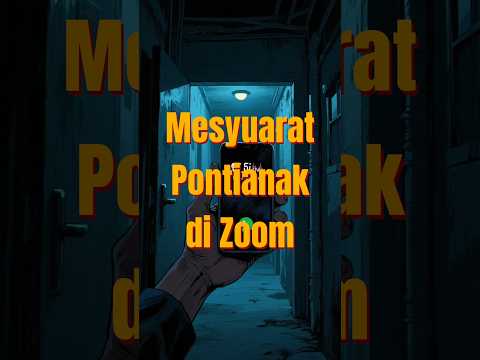 🎭 Humor Seram Melayu Manis ❄👻 Pontianak Kena Rapat 😱Mesyuarat Pontianak di Zoom🌚