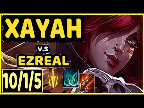 ATTILA (XAYAH) vs EZREAL - 10/1/5 KDA BOTTOM ADC CHALLENGER GAMEPLAY - EUW