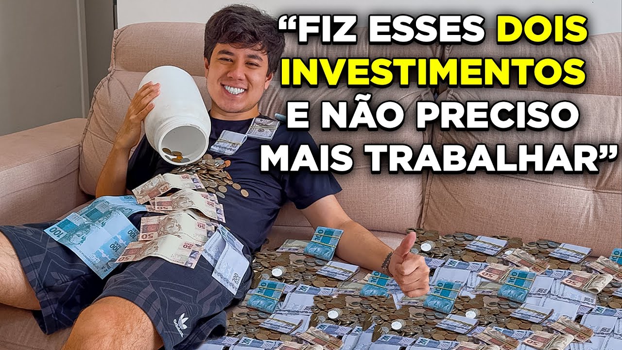 PARE DE TRABALHAR FAZENDO 2 INVESTIMENTOS SIMPLES
