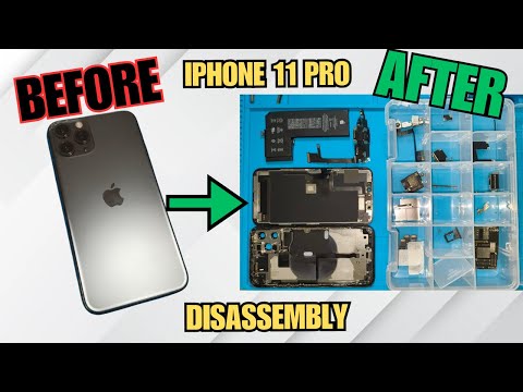 iPhone 11 Pro Full Teardown 🔧 | Screen & Back Glass Repair Prep (Step-by-Step Disassembly)