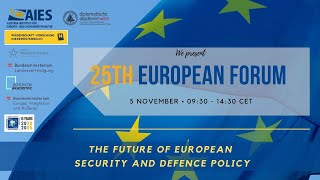 25th AIES European Forum