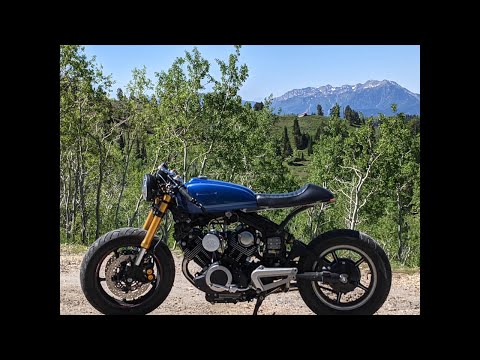 Yamaha Virago XV920 Cafe Racer Build Timelapse