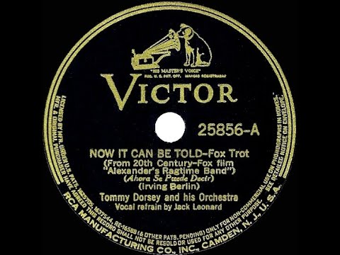 1938 HITS ARCHIVE: Now It Can Be Told - Tommy Dorsey (Jack Leonard, vocal)