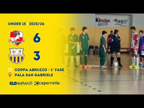 U15 | Futsal Vasto - Vigor Lanciano 6-3 (Gol & Highlights) | 1ª Fase Coppa Abruzzo 2025/26