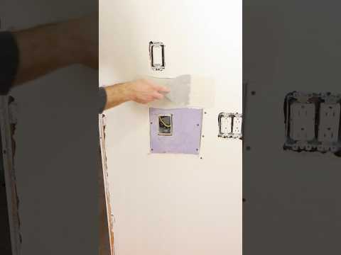 How to Patch Drywall - #shorts #homerepairtutor