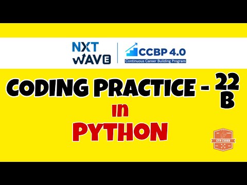 Coding Practice 22b Python Nxtwave Ccbp Code Solutions By Gym Coder Python Cp Series