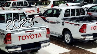 Just arrived 😍 2023 Toyota Hilux double cab pick-up truck “ with price “