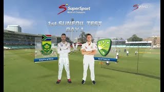 South Africa vs Australia, 1st test build up