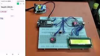 Pulse Rate ,Spo2 On Lcd & Blynk App