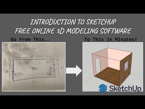 How to Turn a Floorplan Into a 3D Model Using SketchUp!