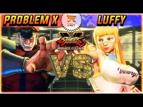 SFV AE ✪ PROBLEM X (M.Bison) vs LUFFY (R.Mika) | FT2 Set ✪ SF5 TenSFV