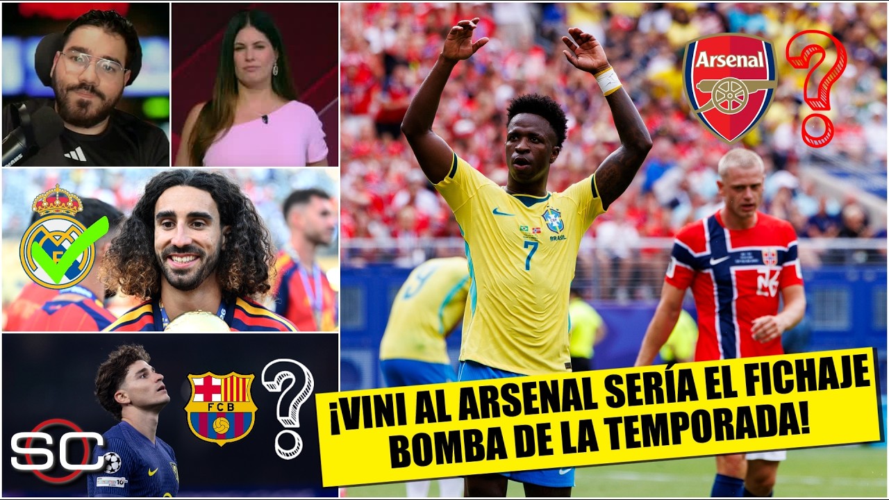 VINÍCIUS JR le daría al ARSENAL un salto de CALIDAD para soñar con la CHAMPIONS | SportsCenter
