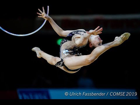 2019.03.31 Тье - Ашрам Линой 1999 🇮🇱ISR - Обруч 22,95 🥇 - Grand Prix Thiais
