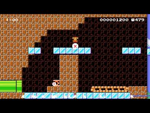 Icicle Panic by Ayden - Super Mario Maker - No Commentary 1AD