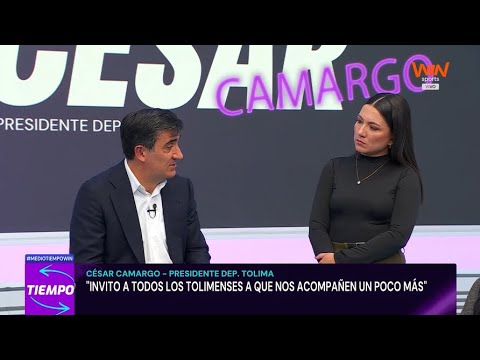 🎙️🏹 "I think we'll have a good Copa Libertadores" César Camargo, president of Deportes Tolima.