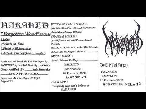 Nakahed  -  Zapomniany Las (1996/black metal/raw/synth/keyboard/Poland)