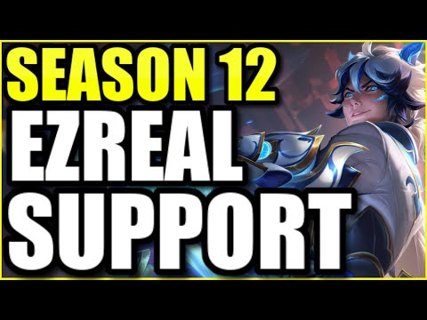 Ezreal Support carries harder than anything else in Season 12 - Porcelain Protector Ezreal
